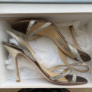 Jimmy Choo Ingrid Sandals (Champagne)